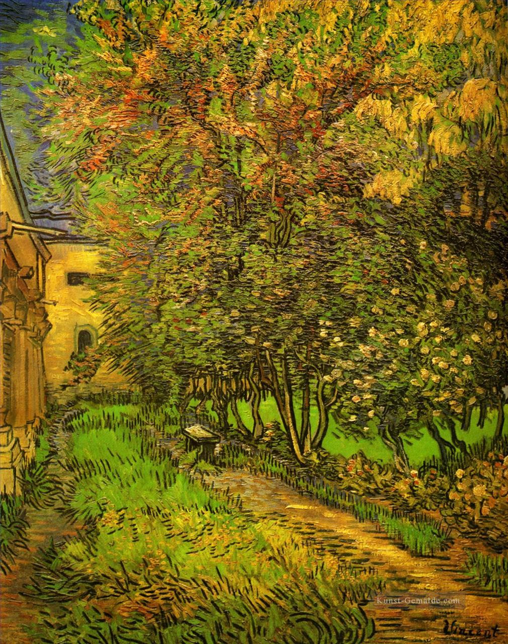 der Garten von Saint Paul Krankenhaus 3 Vincent van Gogh Ölgemälde